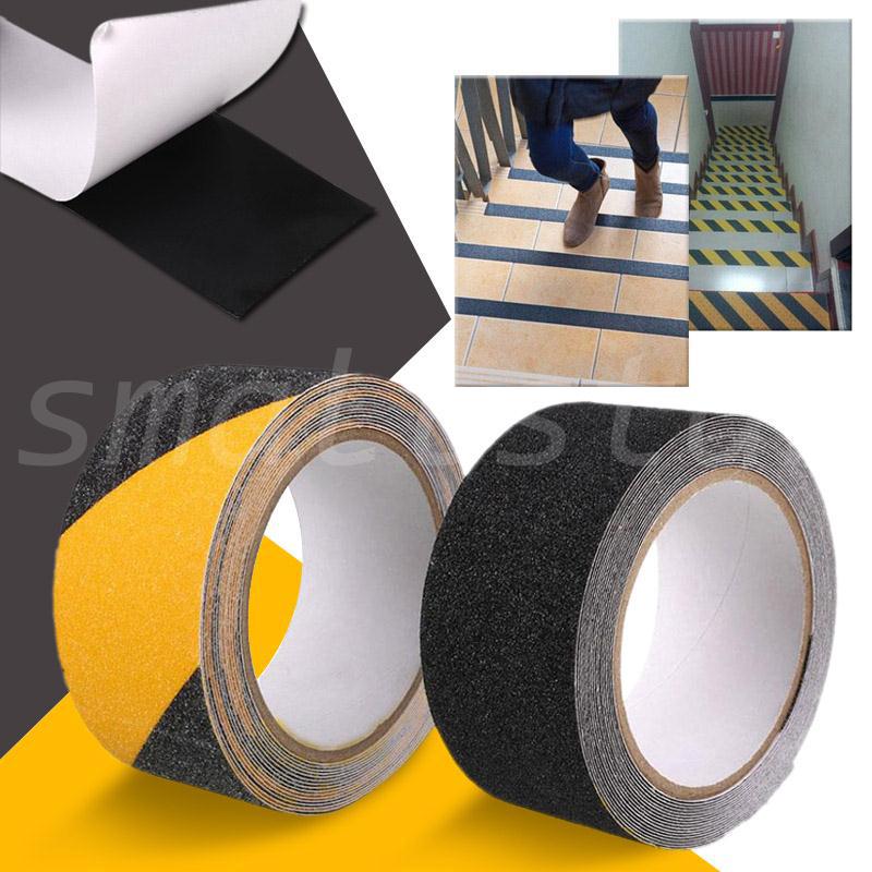 【 Ready】Warning Tape, Waterproof And Non-Slip Tape For Bathroom And Swimming Pool, Black And Yellow Stickers (1)