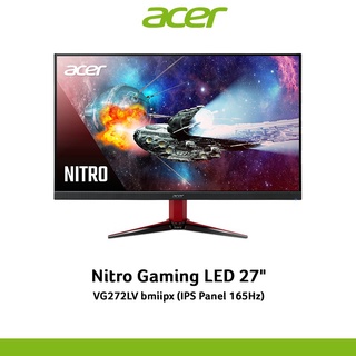 [ผ่อน0%] Acer Monitor จอมอนิเตอร์ Nitro Gaming LED 27" VG272LV bmiipx (IPS Panel 165Hz) จอเกมมิ่ง 27 นิ้ว