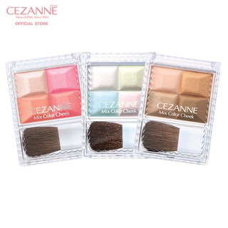 Cezanne Mix Color Cheek บลัชชออน ไฮไลท์ เฉดดิ้ง (7.2 g)