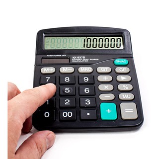 เครื่องคิดเลข 12 หลัก สีดำ electric calculator (1)