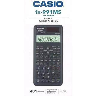 Casio เครื่องคิดเลขวิทยาศาสตร์ รุ่น FX-991MS