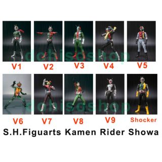 โมเดล ไอ้มดแดง Bandai แท้ Bandai S.H. Figuarts Masked Kamen Rider V1​ V2​ V3​ V4 V5​ V6​ V7​ V8 V9Action​Figure​ไม่​2.0