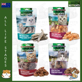 [มีโค้ดส่วนลด 100.-] 💞🐱 Nutreats ขนมแมวอบแห้ง New Zealand Freeze-Dried Treats เหมาะสำหรับแมวทุกช่วงวัย 50g