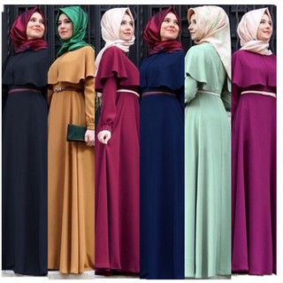 ชุดเดรสยาวสำหรับสตรีชาวมุสลิมอิสลาม YDD1802
