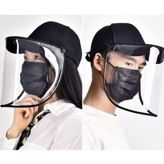 (ลด!!+ แถมพร้อมส่งที่ไทย)มี 2แบบ Hat protection / Face Shield หมวกป้องกันได้ทั้งฝุ่น / น้ำ ใส่ได้ทั้งผู้ชาย และ ผู้หญิง