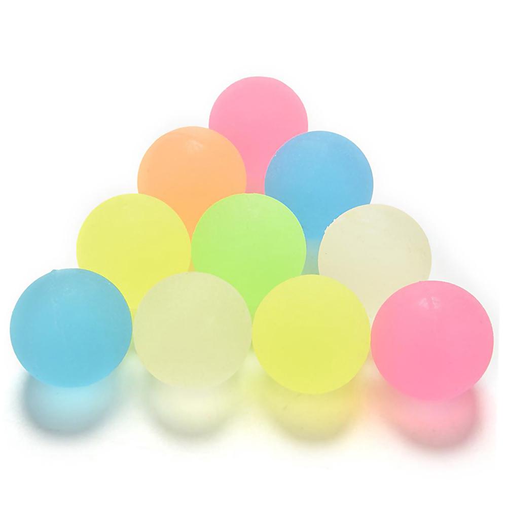 ลูกบอลยางสีพื้นของเล่นสำหรับเด็ก 10 ชิ้น