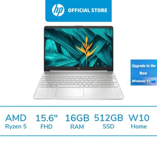 [ผ่อน 0% ] HP Laptop 15s-eq2068AU / Ryzen 5-5500U/ Ram 16GB / SSD 512GB / Win10 home
