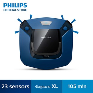 Philips หุ่นยนต์ดูดฝุ่นอัจฉริยะ SmartPro Easy Robot vacuum cleaner (FC8792/01) .