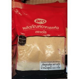 แป้งอัลมอนด์ แป้งคีโต Aro Powder Almond 500 g