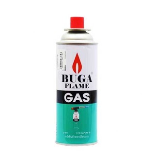 Buga Flame Gas แก๊สเบริน์กระป๋องใหญ่ 210ml (1 กระป๋อง)