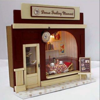 SALE โละสต๊อค DIY miniature ร้านจิ๋วเปิดไฟได้ น่ารักสุดๆ