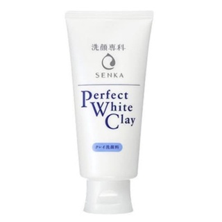 Perfect White Clay 120g วิปโฟม senka shiseido whip foam อันดับหนึ่งจากญี่ปุ่น ทำความสะอาดผิวได้ล้ำลึก