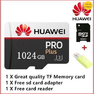 อุปกรณ์เสริมคอมพิวเตอร์ 4 K Huawei Pro Plus 1024 Gb / 1tb Class 10 Haute Vitese Micro Sd Avectuitสําหรับเด็ก
