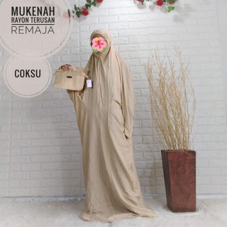 Mukena Rayon Continuous Continuous Premium Travel 9-12 Years Old Retail Wholesale ldNn