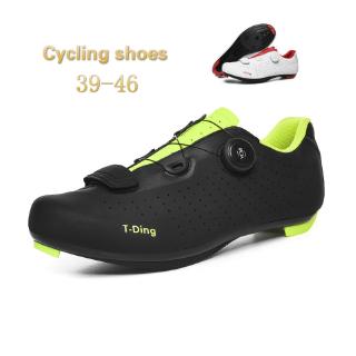 รองเท้าขี่จักรยานมืออาชีพสำหรับผู้ชายถนนบูสเตอร์ที่ไม่ล็อคและรองเท้าจักรยานเสือภูเขา