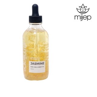Natural Jasmine Oil - Multi Use Oil for Face, Body, Hair & Massage. A beautiful blend Natural Organic essential aromath
