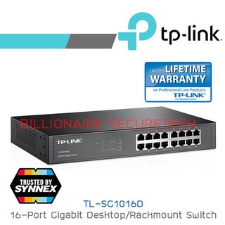 TP-LINK : TL-SG1016D 16-Port Gigabit Desktop/Rackmount Switch ***ประกัน SYNNEX*** (1)