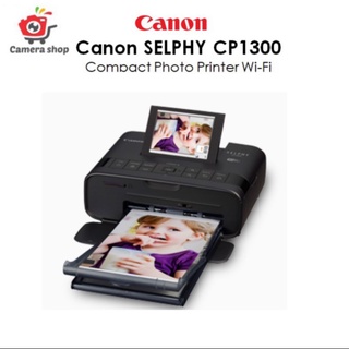 Canon SELPHY CP1300 สีดำ(ประกันศูนย์แคนนอนไทยแลนด์ 1ปี) Compact Photo Printer Wi-Fi