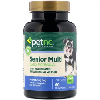 USA Pet Natural Senior Multivitamin วิตามินรวมสุนัขแก่ บำรุงทุกส่วน เสริมภูมิ บำรุงขน กระดูก ตา