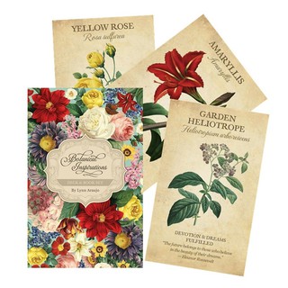 gelaiai Botanical Inspiration Oracle Cards Family Holiday Party Playing Cards English Tarot Game Cards Board Games Set