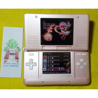 Nintendo DS สีชมพูมือสองญี่ปุ่นพร้อมตลับ R4 8G 96708
