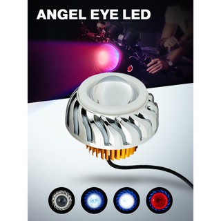ไฟหน้าโปรเจคเตอร์มอเตอร์ไซค์ ไฟ LED 3 ระดับ ชุดแต่งไฟหน้า ไฟหน้ารถมอไซค์ Motorcycle Angel Eye LED Light