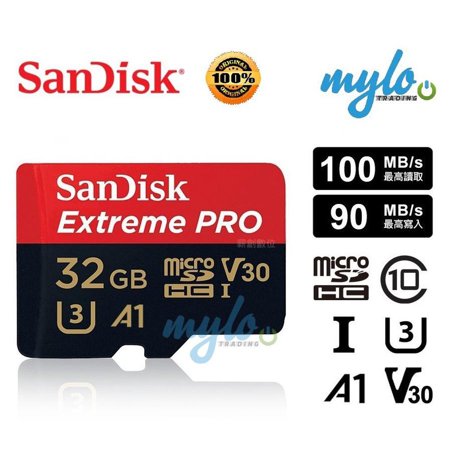 Sandisk Extreme Pro ( 32 Gb ) Mb / S ไมโคร Sd U 3 4 K อัลตร้า Hd A 1