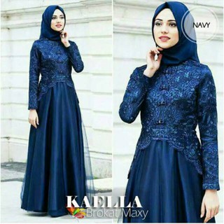 Kaela Dress BRUKAT เสื้อเกมมิ่ง เสื้อผ้ามุสลิม ผู้หญิง ชุดมุสลิม หรูหรา อินเทรนด์