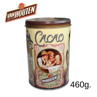Vanhouten cocoa แวนฮูเต็น โกโก้ผง กระป๋องเหลือง 460g/กระป๋อง