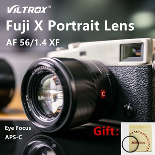 Viltrox 56mm F1.4 STM เลนส์ออโต้โฟกัสสําหรับกล้อง Fuji X-Mount Mirrorless cameras X-Pro3 X-T2 X-T3 X-T4 X-T20 Xt-30