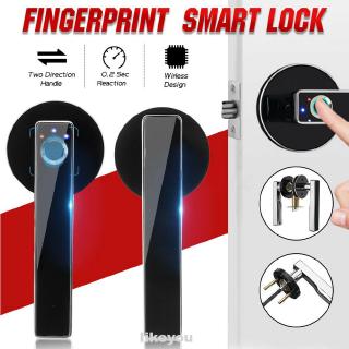 Security Smart Fingerprint USB Charging Biometric Anti Theft Stainless Steel Office Door Lock