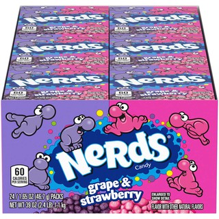 1 PACK NERDS STRAWBERRY AND GRAPE