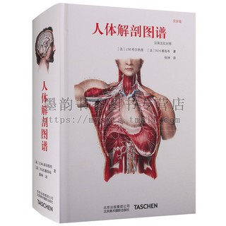 หนังสือรวมภาพกายวิภาค​ ร่างกายของมนุษย​์ (อ่านรายละเอียดก่อนสั่ง)​ Atlas Chinese English Farah Contrast JM Bourgeois