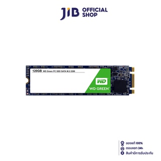 WD SSD(เอสเอสดี) SATA M.2 2280 120GB (WDS120G2G0B) 3D (GREEN)