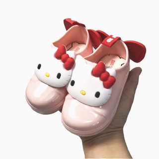 รองเท้าเจลลี่ลาย Hello Kitty สําหรับเด็กผู้หญิง