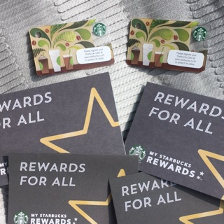 Starbucks card mini บัตรสตาร์บัค บัตร สตาร์บัคส์ การ์ดเปล่า สตาร์บัค Starbuck