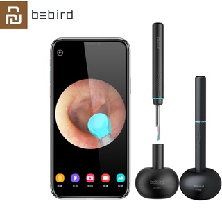 Youpin Bebird M9 Pro/R1 Smart Visual EAR-Stick Endoscope 300W ความแม่นยำสูงในหู Endoscope 300mAh ฐานชาร์จด้วยแม่เหล็ก
