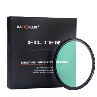K&F CONCEPT MCUV 37/40.5/43/46/49/52/55/58mm SLIM German Optical Camera Lens filter— 8DCp