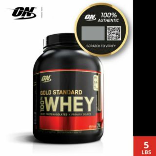 Optimum Nutrition 100% Whey Protein Gold Standard 5 Lbs พร้อมส่ง Exp 3/2023แท้ 100%