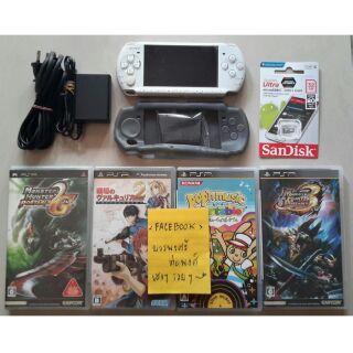 PSP3000 สีขาวมุข สภาพดี ครบชุด พร้อมเล่น (1)