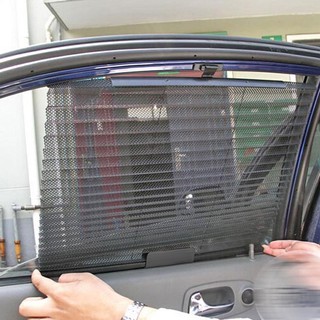 ม่านบังแดด ม่านตาข่ายสีดำติดหน้าต่างรถยนต์ Visor Shield