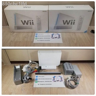รุ่นล่าสุดของปี 2021 รับประกัน 24 ชั่วโมง▦Nintendo​ Wii เครื่องสีขาว งานกล่อง, ไม่มีกล่อง