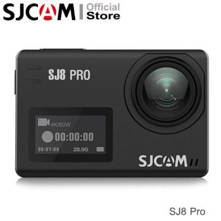 SJCAM SJ8 Pro New 4k 60fps WIFI Gyro Waterproof IPS Dual Screen Action Camera กล้องแอคชั่น กล้องติดหมวก (รับประกัน 1ปี)