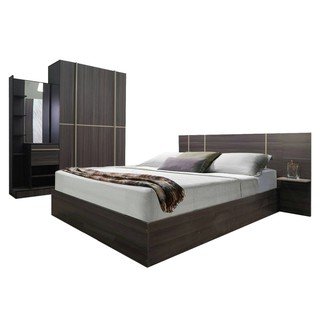ชุด SIMPLIFY 5 ฟุต ประกอบด้วย เตียง+ตู้ผ้า+โต๊ะเครื่องแป้ง+ที่นอนสปริง