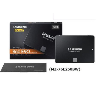 250GB SSD (เอสเอสดี) SAMSUNG 860 EVO (MZ-76E250BW) - รับประกัน 3 ปี