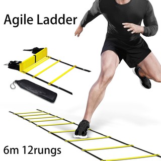 สายรัดความว่องไวบันไดสำหรับการฝึกความเร็วฟุตบอล Agility Ladder for Soccer Speed Training beauties