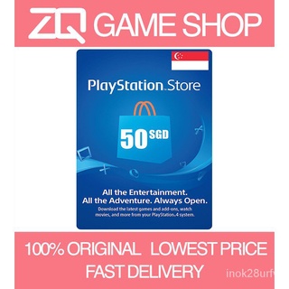 i6IE [SG] PSN Singapore Wallet Card PlayStation Network Prepaid Code Credit $ 20/50 SGD | Ps Plus SG (⚡Fast)