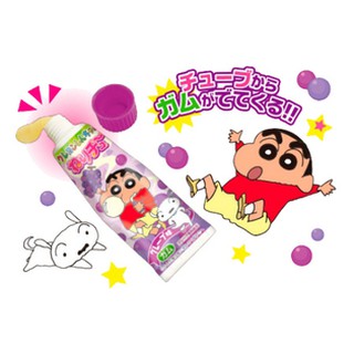 Heart Shinchannel Chu Gum หมากฝรั่งชินจัง รสองุ่น หมากฝรั่งหลอดยาสีฟัน หมากฝรั่ง จากญี่ปุ่น (หลอด30g)