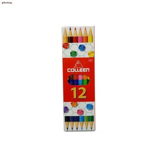 ☈ღBarbieღสีไม้ Colleen 2 หัว 12 / 24 / 36 / 48 / 60 สี รุ่น 787 ดินสอสีไม้