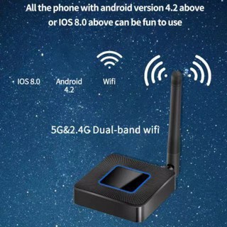 Q4 WiFi Display Dongle HD+AV output Mirroring wifi display receiver Android TV streaming stick HDMI+USB+Audio miracast D
